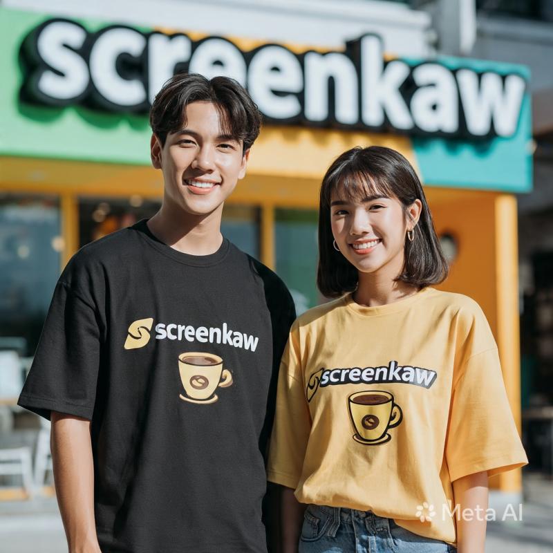 สกรีนแก้วกับขวัญใจมหาชน แจกเสื้อฟรี! 
