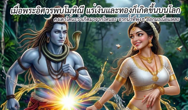 ในความเชื่อ ของศาสนาฮินดู  เงิน และ ทอง เกิดมาจากสิ่งนี้